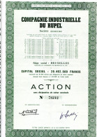 COMPAGNIE INDUSTRIELLE Du RUPEL (1964) - Mines