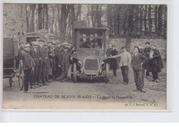 BRIIS SOUS FORGES: Château De Bligny Le Départ De L'automobile, Autobus - Très Bon état - Briis-sous-Forges