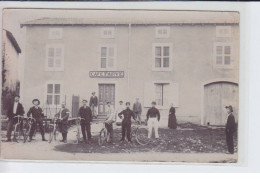 MAZIROT: Café Parvé, Cyclistes - état - Altri & Non Classificati