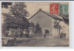 SAINT-LAURENT-les-EGLISES: Vue D'un Bâtiment Et Personnages - Très Bon état - Otros & Sin Clasificación