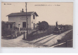 BAUDRIERES: La Gare, Train - Très Bon état - Otros & Sin Clasificación