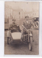 Moto, Side Car, Personnages - Très Bon état - Motorfietsen