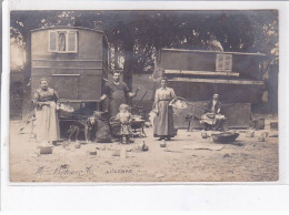 AUXERRE: Carte Photo Des étameurs De La Famille Botex - Très Bon état - Auxerre