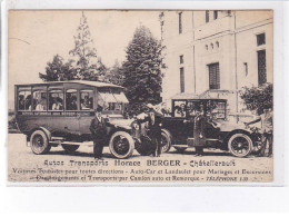 CHATELLERAULT: Autos Transport, Horace, Berger, Autobus - Très Bon état - Chatellerault