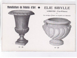 LORGUES: Manufacture De Poterie D'art, Elie Sibylle - Très Bon état - Toulon