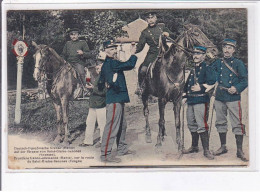 SAINT-BLAISE-SENONES: Frontière Franco-allemande Hantz Sur La Route, Chevaux, Cheval - Bon état - Longwy