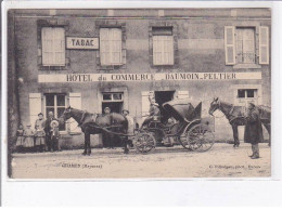 CHAMES: Tabac, Hôtel Du Commerce Daumoin Peltier, Attelage - Très Bon état - Autres & Non Classés