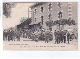 COUR-CHEVERNY: Fête Du 23 Août 1908, La Manoeuvre Des Pompiers - Très Bon état - Andere & Zonder Classificatie