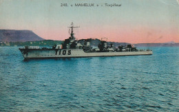 HO Nw (11) TORPILLEUR " MAMELUCK " - 2 SCANS - Warships