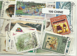 Lot 100 Timbres De Chine - Andere & Zonder Classificatie