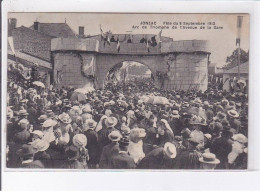JONZAC: Fête Du 8 Septembre 1912 Arc De Triomphe De L'avenue De La Gare - Très Bon état - Jonzac
