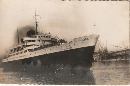 HO Nw (11) LE " VILLE D' ALGER " - COMPAGNIE GENERALE TRANSATLANTIQUE - 2 SCANS - Steamers