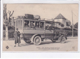 SAINT-FLOUR: Autobus Faisant Le Trajet De Saint-flour à Chaudesaigues - Très Bon état - Altri & Non Classificati