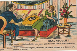 HO Nw (12) " BLACKBOULE " - DEMANDE EN MARIAGE  - ILLUSTRATEUR   - Contemporary (from 1950)