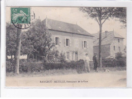 RANCHOT-METILLE: Restaurant De La Gare - Très Bon état - Sonstige & Ohne Zuordnung