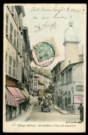 Carte Postale - France - Thizy - Grande Rue Et Place Du Commerce (CP24714OK) - Thizy
