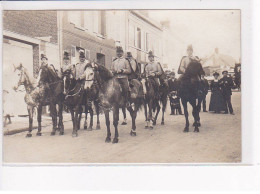 MERU - Carte Photo - En Haut De La Rue L. Bloquet - Militaires - Très Bon état - Meru