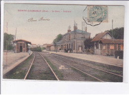 SAINTE-GAUBURGE: La Gare, Intérieur - Très Bon état - Andere & Zonder Classificatie