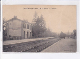 SAINT-DENIS-sur-SARTHON: La Gare - Très Bon état - Sonstige & Ohne Zuordnung