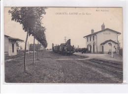 OUROUX-sur-SAONE: La Gare - Très Bon état - Sonstige & Ohne Zuordnung