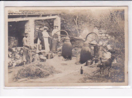 SAINT MARTIN VESUBIE (environs): Carte Photo D'un Alambic (alcool - Distillerie) - Très Bon état - Saint-Martin-Vésubie