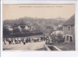 GRAFFIGNY-CHEMIN: Fête De Jeanne D'arc 18 Juillet 1909 La Chorale - Très Bon état - Other & Unclassified
