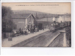 LURIECQ: La Gare à L'arrivée Du Train De Saint-bonnet-le-chateau - Très Bon état - Autres & Non Classés