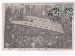 SAINT-ETIENNE: Accident De Tramways Du 13 Janvier 1907 - Très Bon état - Saint Etienne