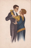 JA 28- COUPLE - ATTIRANCE - ART NOUVEAU - ILLUSTRATEUR MILIOTTY SERIE N° 6204 - Andere & Zonder Classificatie