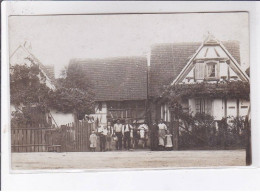 MERTZWEILERscène De Village, Personnages Devant Une Maison, Attelage Boeufs - Très Bon état - Andere & Zonder Classificatie