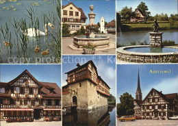 12590854 Amriswil TG Fachwerk Schwan Brunnen  Amriswil - Autres & Non Classés