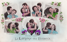 JA 28- LE LANGAGE DES BAISERS - FRIVOLE , TIMIDE , FRISSONNANT ... - Couples