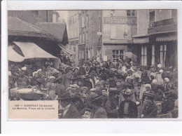 ANNONAY: Le Marché, La Place De La Liberté - Très Bon état - Annonay