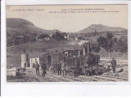 AUBENAS: Ligne De Tramways Le Pouzin-aubenas, Gare De La Grange Madame - Très Bon état - Aubenas