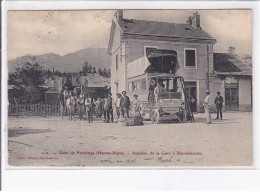 PRUNIERE: Gare De Prunière, Autonbus De La Gare à Barcelonnette - état - Andere & Zonder Classificatie