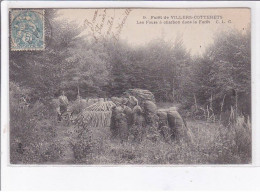 VILLERS COTTERETS : Les Fours à Charbon Dans La Forêt -  état - Villers Cotterets