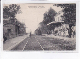 CHEVAL-BLANC: La Gare, Arrivée Du Train De Cavaillon - Très Bon état - Other & Unclassified