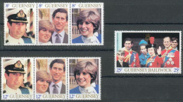 Guernsey 220/226 ** MNH. 1981 - Guernesey