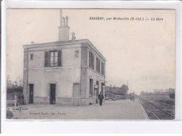 SAUSSAY: La Gare - Très Bon état - Andere & Zonder Classificatie