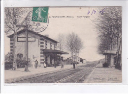 PONTCHARRA: Saint-forgeaux, Gare - Très Bon état - Pontcharra-sur-Turdine