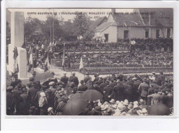 SAINT-FARGEAU: Carte Souvenir De L'inauguration Du, Monument Aux Morts De Saint Fargeau - Très Bon état - Saint Fargeau