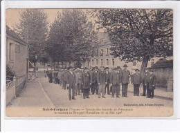 SAINT-FARGEAU: Groupe Des Sociétés De Prévoyance Se Rendant Au Banquet Mutualiste Du 27 Mai 1906 - Très Bon état - Saint Fargeau