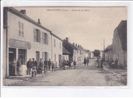 CHAUSSIN: Rue De La Gare - Très Bon état - Autres & Non Classés