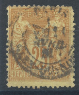 Lot N°82875   N°92, Oblitéré Cachet à Date De PARIS (GARE DU NORD) - 1876-1898 Sage (Tipo II)