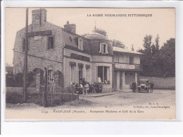 BARFLEUR: Restaurant Moderne Et Café De La Gare - Très Bon état - Barfleur