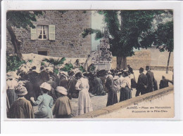 AUREC: Place Des Marronniers Procession De La Fête-dieu - état - Autres & Non Classés