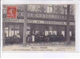 RENNES: Maison J. Tessier Café De Chateaugiron Avenue De La Gare - Très Bon état - Rennes