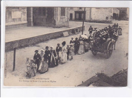 MOELAN: Un Cortège De Noce à La Sortie De L'église - Très Bon état - Moëlan-sur-Mer