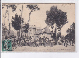 CHARTRES: Les Sapeurs Pompiers Manoeuvre Boulevard Porte-guillaume - Très Bon état - Chartres