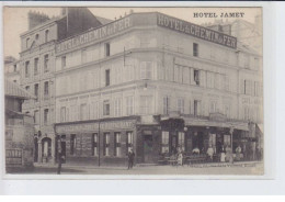 ROUEN: Hotel Jamet, Hotel Du Chemin De Fer, Café Restaurant - Très Bon état - Rouen